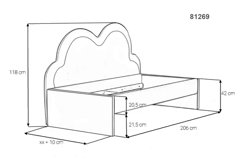 łóżko 81269 dla dzieci